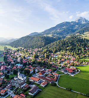 Bayrischzell von Oben
