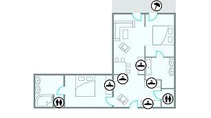 Tegernsee room floor plan
